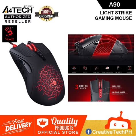 A4Tech Bloody A90 Gaming Mouse (Shopee) - YouTube