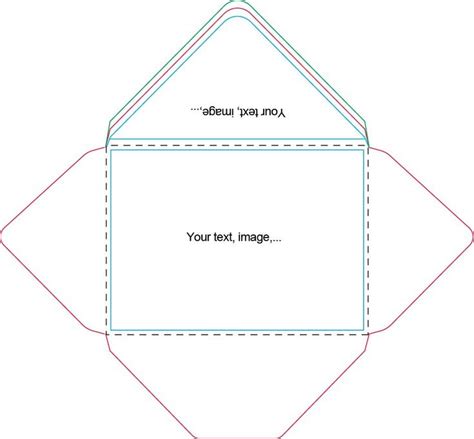 A7 Envelope Template Craft Ideas Card Making Tutorials with