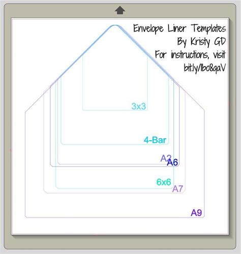 A9 Envelope Liner Template
