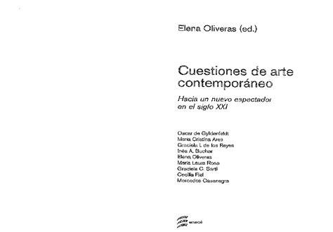 AA VV CUESTIONES DEL ARTE CONTEMPORANEO pdf