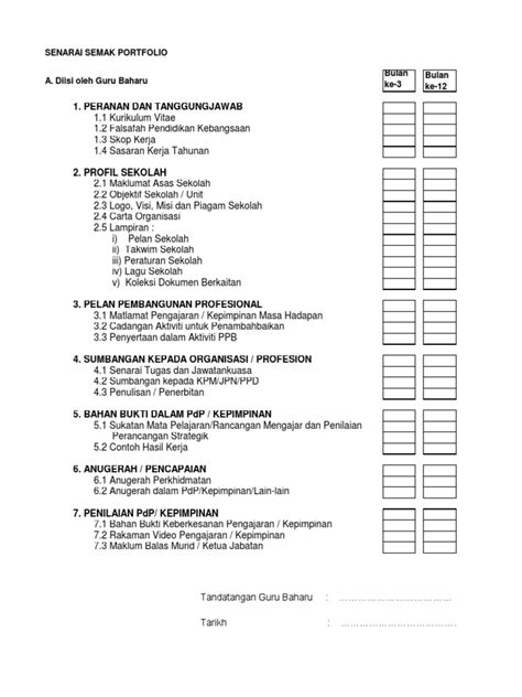 AAA2 SENARAI SEMAK PORTFOLIO PPGB 1 pdf pdf