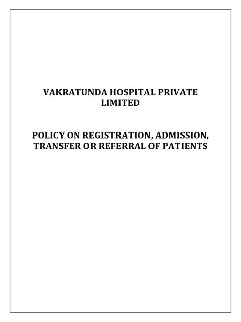 AAC 02 Patient Registration and Admission Policy 1