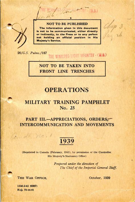 AAC Pam No 3 Intercommunications Prov May 1943