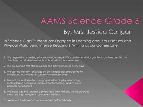 AAMS Science Grade 6