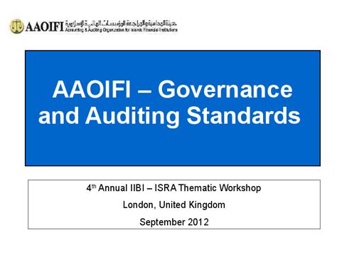 AAOIFI Standards for Istisna A