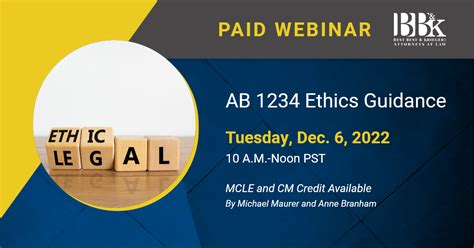 AB 1234 Ethics Guidance - Best Best & Krieger - BB&K Law