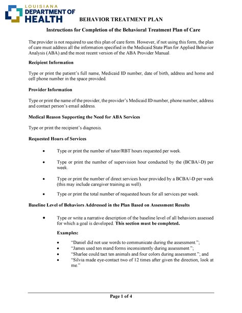 ABA Program Sample 2 Lecture notes 2 Page 1 of 4 BEHAVIOR TREATMENT