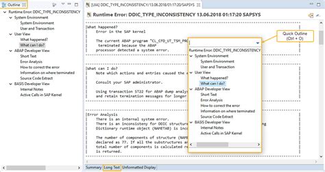 ABAP Runtime Errors SAP Help Portal