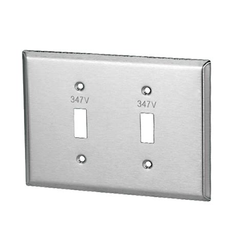 ABB CI97532 2-Gang Iberville® Combination Switch/Receptacle Wall Plate ...