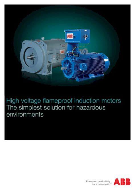 ABB EX Motors: Essential Components for Hazardous Environments