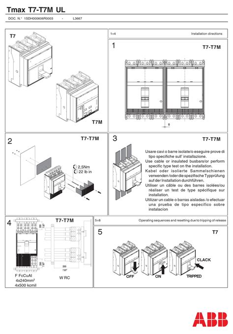 ABB TMAX T7 OPERATING INSTRUCTIONS MANUAL Pdf …