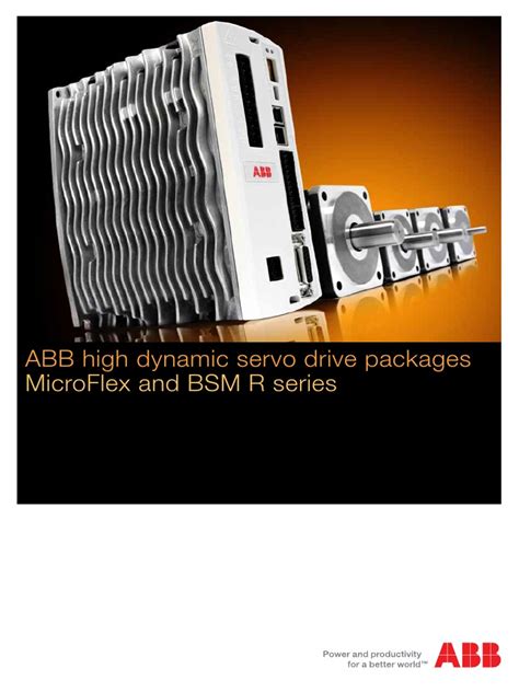 ABB high dynamic servo drive packages