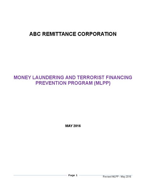 ABC Remittance Corporation Revised File