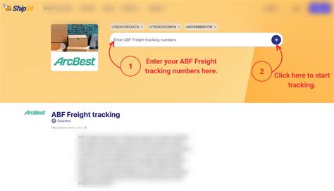 ABF Freight Tracking - Delivery Track