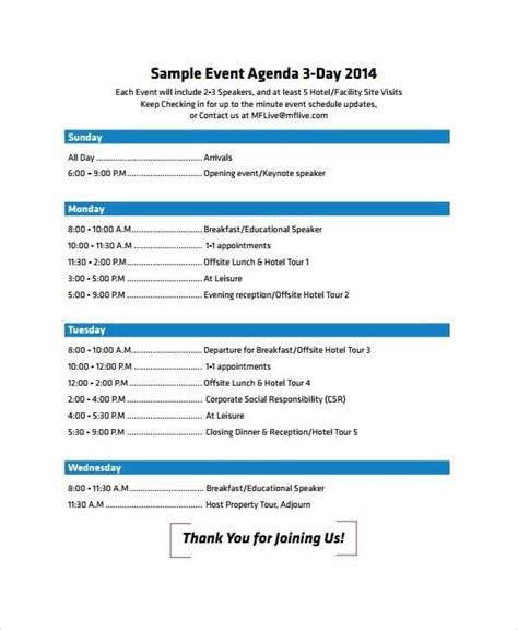 ABFER Full Event Schedule