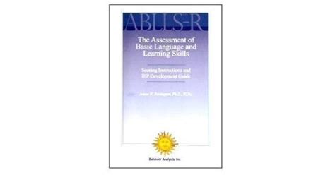 ABLLS-R The Assessment of Basic Language and Learning Skills
