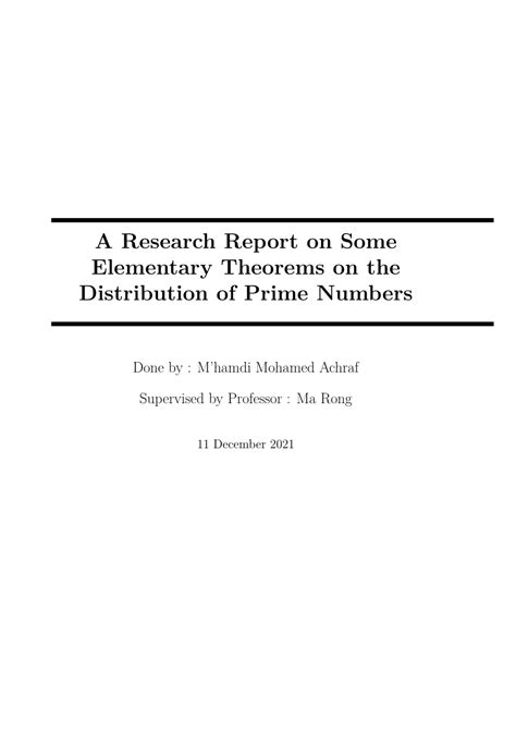 About the distribution of the prime numbers: elementary approaches. - wintechmobiles.com