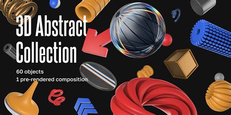 Abstract 3D shapes [FREE] - Figma - muktibox.com