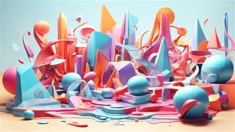 Abstract 3d shapes - muktibox.com