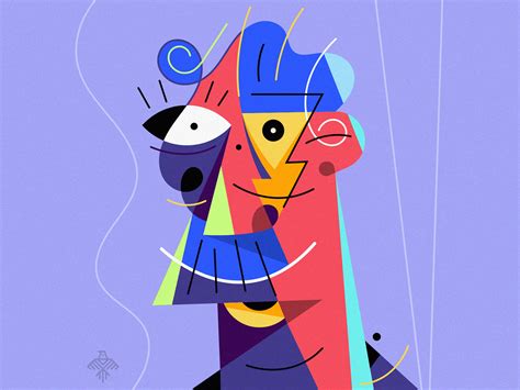 Abstract Minimalist Character Design Illustration - muktibox.com