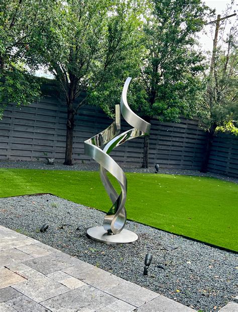 Abstract Outdoor Sculpture | Modern Large Abstract … - muktibox.com