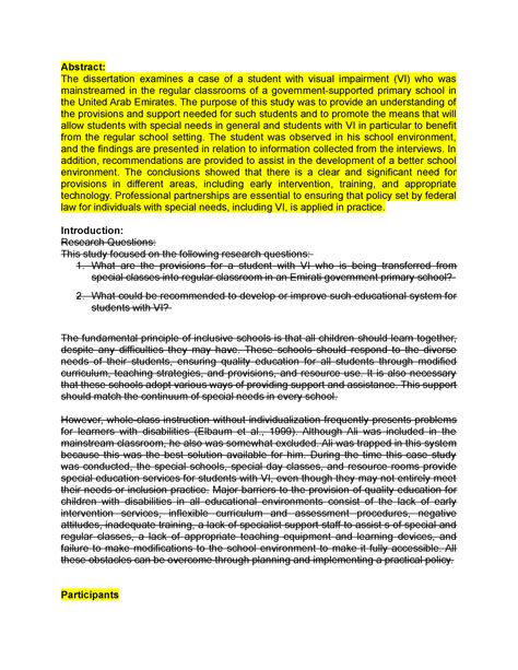 ABSTRACT. A case study examines