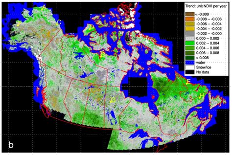 ABoVE: NDVI Trends across Alaska and Canada from Landsat, …