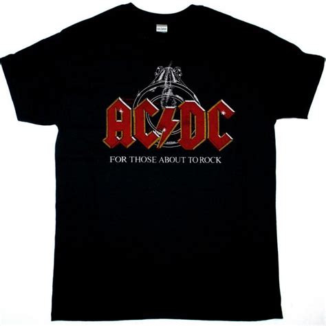 AC/DC 1982 JAPANESE FOR THOSE ABOUT TO ROCK TOUR SHIRT …