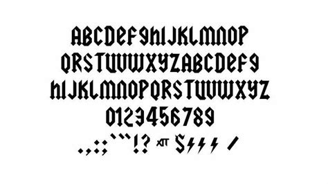AC/DC Font Dafont Free