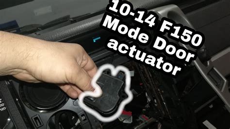 AC/heater blend door actuator replacement (2000 Ford F-150)