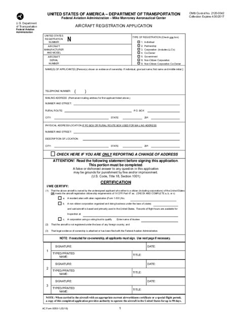 AC 80501 Form Getting to Know the AC 80501 Form
