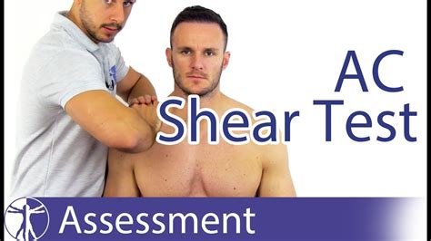 AC Shear Test AC Joint Pathology - YouTube