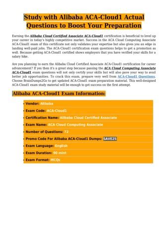 ACA-Cloud1 Fragenkatalog