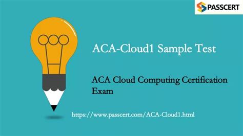 ACA-Cloud1 Zertifizierungsprüfung
