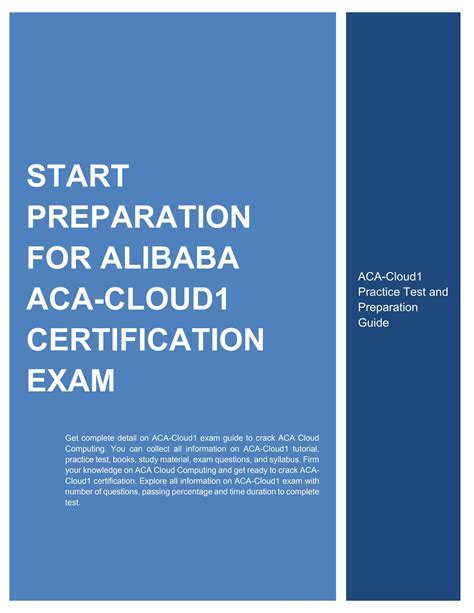 ACA-Cloud1 Zertifizierungsprüfung