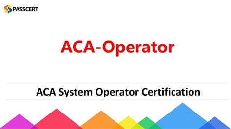 ACA-Operator Exam Fragen