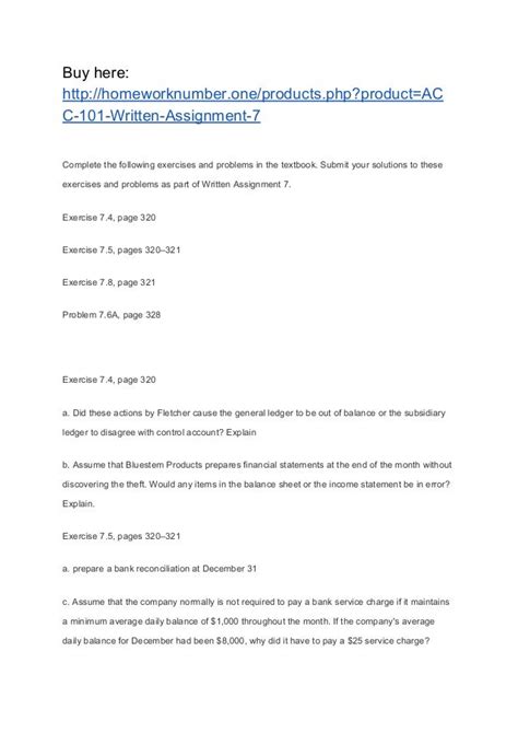 ACC 101 Homework Schedule Spring 2020 docx