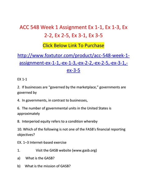 ACC 548 Final Examination Sample 1