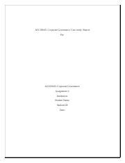 ACC03043 Corporate Governancess