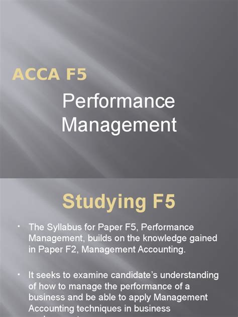 ACCA F5 pdf