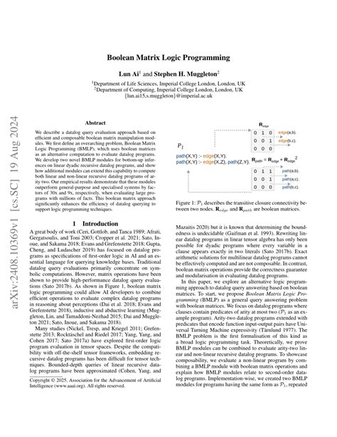 Achieving a log(n) Speed Up for Boolean Matrix Operations and ... - wintechmobiles.com