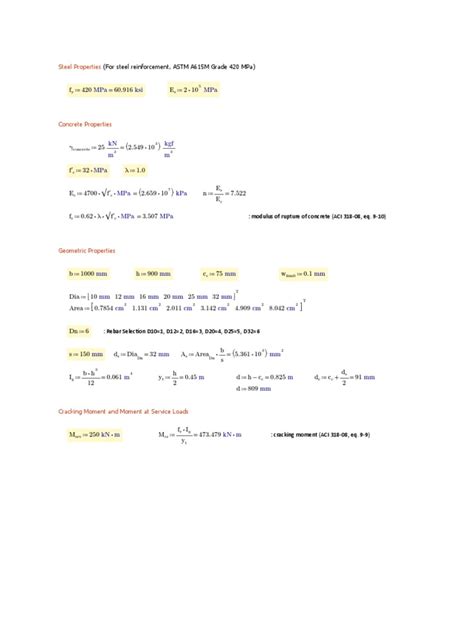 ACI - Crack Calculations - PTC