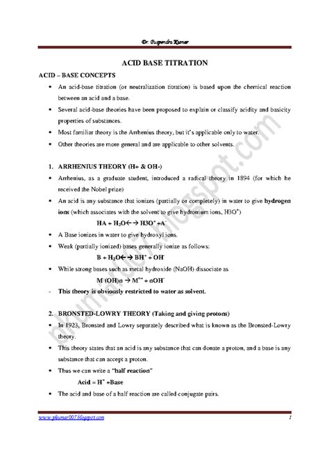 Acid-Base Titrations: Comprehensive Pharm-D Chapter … - wintechmobiles.com