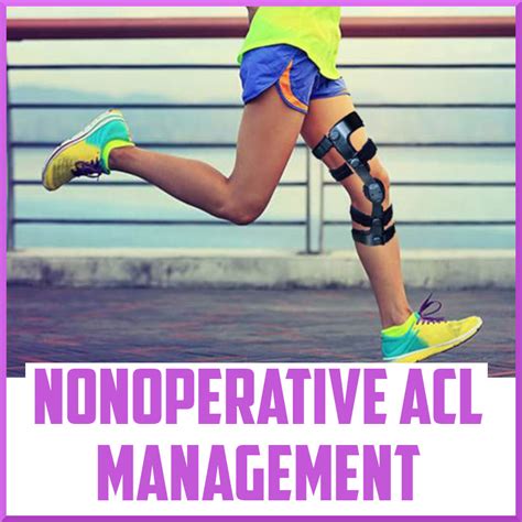 ACL Injury Nonoperative Rehab