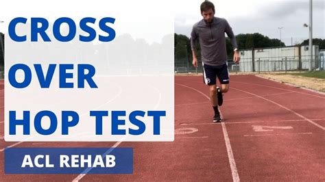 ACL Return to Sport Testing Crossover Hop Test YouTube