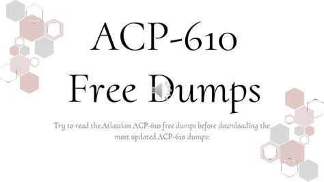 ACP-610 Dumps