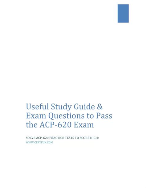ACP-620 Exam Fragen