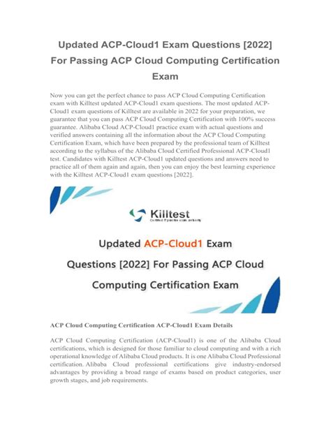 ACP-Cloud1 Fragenpool