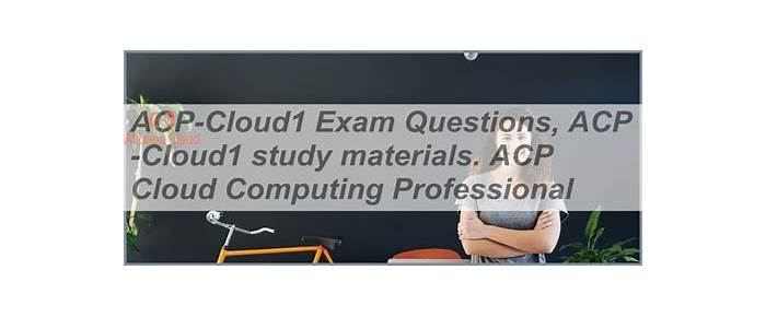 Free ACP-Cloud1 Learning Cram