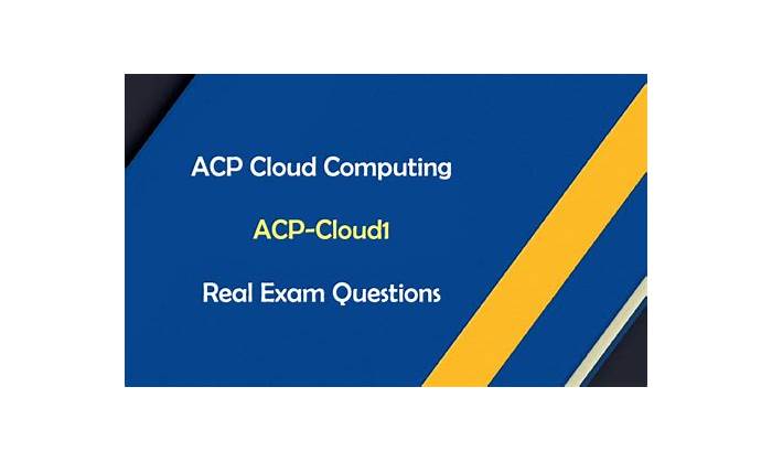 ACP-Cloud1최신 업데이트버전 인증시험자료